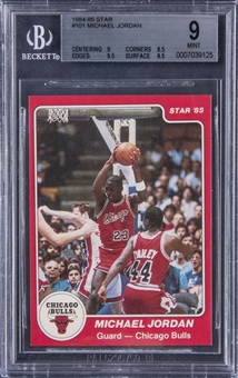 1984-85 Star #101 Michael Jordan Rookie Card - BGS MINT 9